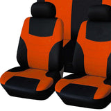 Maxbell 8 Pieces Car Seat Covers Wear Resistant for Vehicles All Seasons Suvs Orange