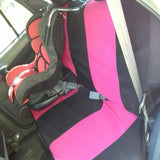 Maxbell 8 Pieces Car Seat Covers Wear Resistant for Vehicles All Seasons Suvs Orange