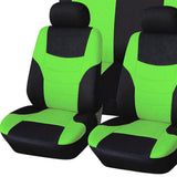 Maxbell 8 Pieces Car Seat Covers Wear Resistant for Vehicles All Seasons Suvs Green
