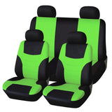Maxbell 8 Pieces Car Seat Covers Wear Resistant for Vehicles All Seasons Suvs Green