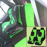 Maxbell 8 Pieces Car Seat Covers Wear Resistant for Vehicles All Seasons Suvs Green