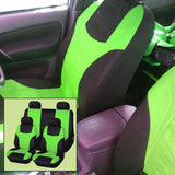 Maxbell 8 Pieces Car Seat Covers Wear Resistant for Vehicles All Seasons Suvs Green