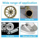 Maxbell 3x Car Tire Paint Pen Tyre Tread Marker Pens for Canvas Wood Fabric Gold