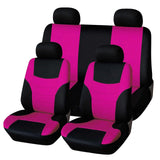 Maxbell 8 Pieces Car Seat Covers Wear Resistant for Vehicles All Seasons Suvs Pink