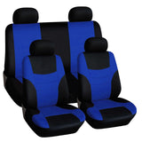 Maxbell 8 Pieces Car Seat Covers Wear Resistant for Vehicles All Seasons Suvs Blue