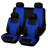 Maxbell 8 Pieces Car Seat Covers Wear Resistant for Vehicles All Seasons Suvs Blue