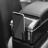 Maxbell Pack of 2 Pieces Car Universal Mobile Phone Bracket Soft Material Adjustable Black