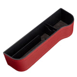 Maxbell Universal Car Seat Gap Filler PU Leather for Cards Phones Red