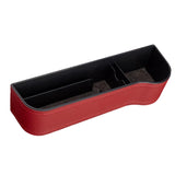 Maxbell Universal Car Seat Gap Filler PU Leather for Cards Phones Red