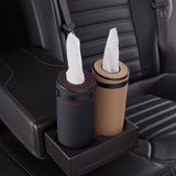 Maxbell Universal Cylinder Tissue Box Tissue Tube Auto Interior Accessories Black