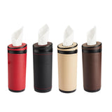 Maxbell Universal Cylinder Tissue Box Tissue Tube Auto Interior Accessories Black