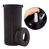 Maxbell Universal Cylinder Tissue Box Tissue Tube Auto Interior Accessories Black