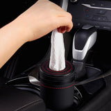 Maxbell Universal Cylinder Tissue Box Tissue Tube Auto Interior Accessories Black