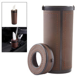 Maxbell Universal Cylinder Tissue Box Tissue Tube Auto Interior Accessories Brown