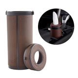 Maxbell Universal Cylinder Tissue Box Tissue Tube Auto Interior Accessories Brown