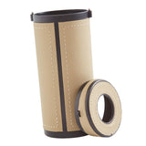 Maxbell Universal Cylinder Tissue Box Tissue Tube Auto Interior Accessories Beige