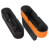 Maxbell Car Seat Gap Organizer W/ Cup Holder for Phones Keys Cards Black
