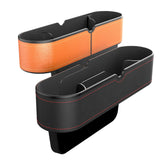 Maxbell Car Seat Gap Organizer W/ Cup Holder for Phones Keys Cards Black