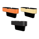Maxbell Car Seat Gap Organizer W/ Cup Holder for Phones Keys Cards Black