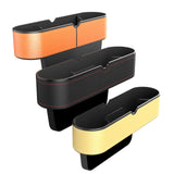 Maxbell Car Seat Gap Organizer W/ Cup Holder for Phones Keys Cards Black