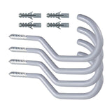 Maxbell 4Pieces Wall Hooks Coat Hooks Heavy Duty for Walls Farmhouse Gray