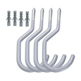 Maxbell 4Pieces Wall Hooks Coat Hooks Heavy Duty for Walls Farmhouse Gray