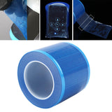 Maxbell 1200Pcs Thick Disposable Barrier Film Roll for Tattoo Makeup Microblading Blue