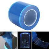 Maxbell 1200Pcs Thick Disposable Barrier Film Roll for Tattoo Makeup Microblading Blue