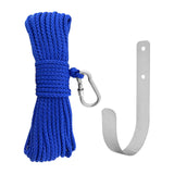 Maxbell Fishing Nylon Rope Set with Spring Hook Multipurpose for Magnet Fishing Blue