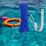Maxbell Fishing Nylon Rope Set with Spring Hook Multipurpose for Magnet Fishing Blue