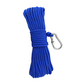 Maxbell Fishing Nylon Rope Set with Spring Hook Multipurpose for Magnet Fishing Blue