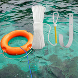 Maxbell Fishing Nylon Rope Set with Spring Hook Multipurpose for Magnet Fishing White