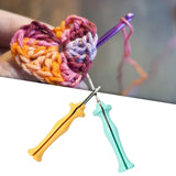 Maxbell Steel Punch Poke Needle Embroidery Pen With ABS Handle Weaving Tool