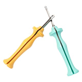 Maxbell Steel Punch Poke Needle Embroidery Pen With ABS Handle Weaving Tool