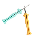 Maxbell Steel Punch Poke Needle Embroidery Pen With ABS Handle Weaving Tool