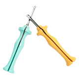 Maxbell Steel Punch Poke Needle Embroidery Pen With ABS Handle Weaving Tool