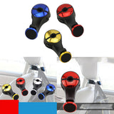 Maxbell Headrest Hooks Hanger Hidden Storage for Jacket Grocery Bags Golden