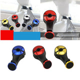 Maxbell Headrest Hooks Hanger Hidden Storage for Jacket Grocery Bags Golden