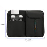 Maxbell Car Seat Back Organizer with Tissue Holder pocket Holder Durable Black