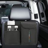 Maxbell Car Seat Back Organizer with Tissue Holder pocket Holder Durable Black