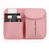 Maxbell Car Seat Back Organizer with Tissue Holder pocket Holder Durable Pink