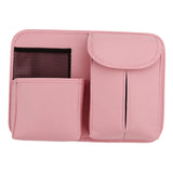 Maxbell Car Seat Back Organizer with Tissue Holder pocket Holder Durable Pink