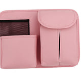 Maxbell Car Seat Back Organizer with Tissue Holder pocket Holder Durable Pink