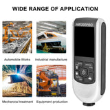Maxbell Paint Thickness Gauge Tester for Automotive Paint Thickness Measurement White