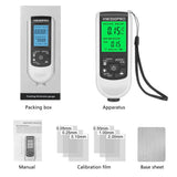 Maxbell Paint Thickness Gauge Tester for Automotive Paint Thickness Measurement Black