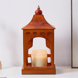 Maxbell Wooden Candle Warmer Decorative Fragrance Light for Bedside Table Office