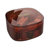 Maxbell Sewing Storage Box Thread Measurement Tape Scissor Sew Mending Tools Red