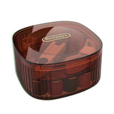 Maxbell Sewing Storage Box Thread Measurement Tape Scissor Sew Mending Tools Red
