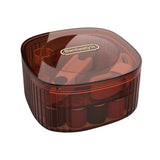 Maxbell Sewing Storage Box Thread Measurement Tape Scissor Sew Mending Tools Red