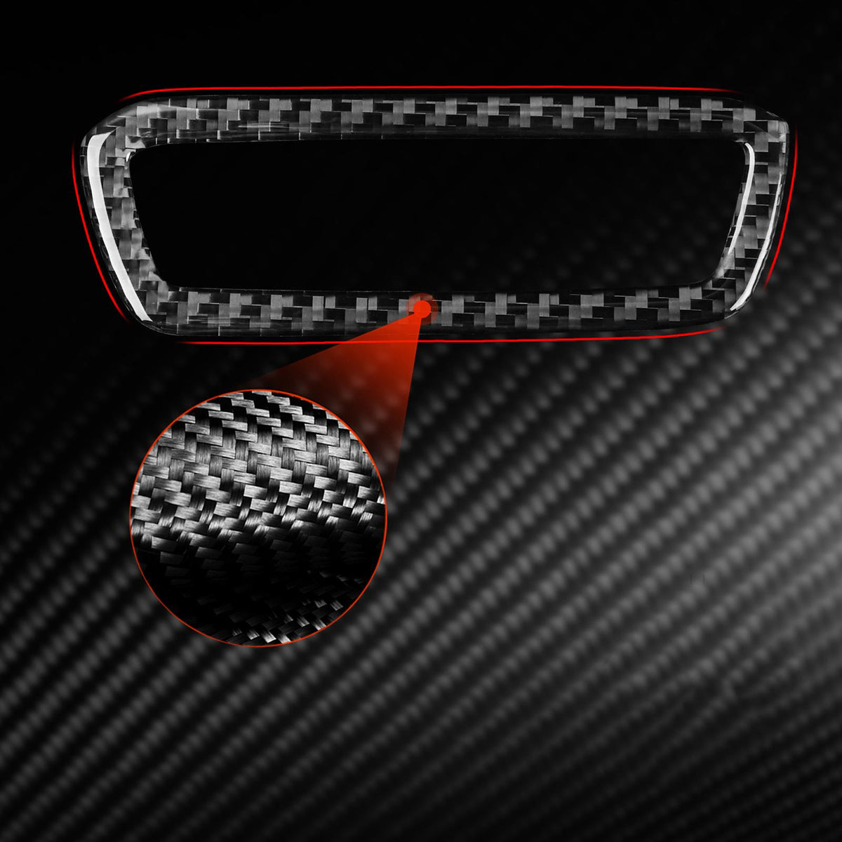 Maxbell Headlamp Switch Buttons Sticker Carbon Fiber for A90 Soft and Durable